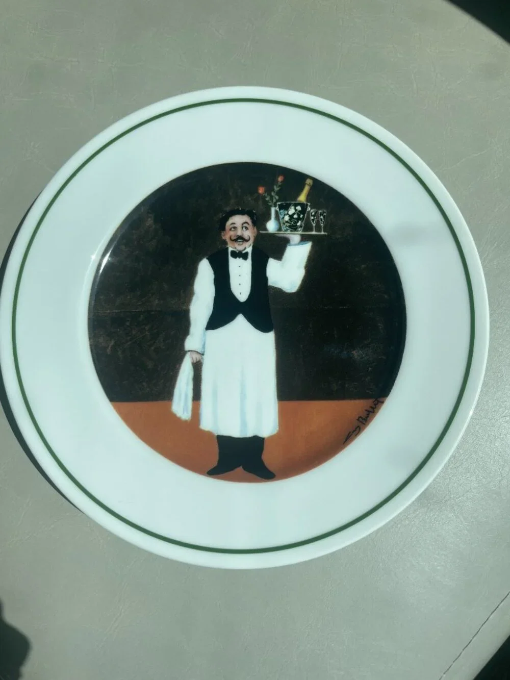 WILLIAMS SONOMA GUY BUFFET SOMMELIER SALAD PLATE 